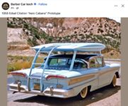 1958 EDSEL Citation Aero Cabana Prototype FB