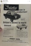 1959 ca. FRISKY microcar ad FB