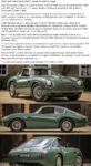 1960-2000 ASTON MARTIN DB4GT Zagato Sanction III Coupe FB