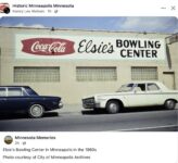 1960s Minneapolis, MN Elsie’s BOWLING CENTER FB