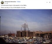 1960s Minneapolis, MN Minnesota Hotel FB