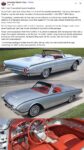 1962 FORD Thunderbird Sports Roadster FB