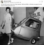 1962 ca. PEEL P50 micro 3-Wheeler FB