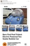 1965 PEEL 3-Wheeler microcar FB