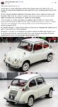 1969 SUBARU 360 Super Deluxe microcar FB
