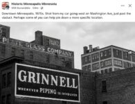 1970s Minneapolis, MN Downtown FB