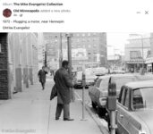 1972 Minneapolis, MN Plugging a meter FB