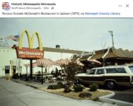 1973 Minneapolis, MN Uptown McDonald’s FB