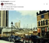 1985 Minneapolis, MN St. Anthony Main Theater construction FB