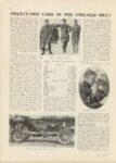 1909 6 3 TWENTY-TWO CARS IN THE CHICAGO MEET article MOTOR AGE 8.5×12 page 7
