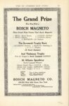1910 12 BOSCH MAGNETO The Grand Prize ad CYCLE AND AUTOMOBILE TRADE JOURNAL 6.5″×10″ page 177