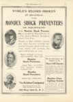 1911 12 6 MONDEX SHOCK PREVENTERS ad THE HORSELESS AGE 8.25″×11.5″ page 20A