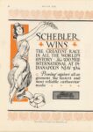 1912 ca. SCHEBLER WINS Indianapolis Joe Dawson ad MOTOR AGE 8.5c12 page 58