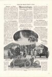 1913 11 Indy 500 The 1914 Sweepstakes article THINGS THE MOTORIST WANTS TO KNOW 9.5″×14 “page 71