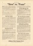 1914 3 5 Chalmers Sixes vs. Fours ad MOTOR AGE 8.5″×12″ page 56