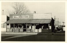 1930s ca. Wall Drug South Dakota Original building RPPC screenshot front