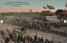 1910 ca. Vanderbilt Cup Race postcard front screenshot