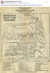 1923 MINNESOTA STATE FAIR MAP FB