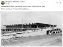 1960 Minneapolis-St. Paul Airport construction FB