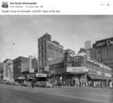 1960 ca. Minneapolis, MN Snyder Drug 8th and Hennepin FB