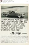 1961 STUDEBAKER Hawk ad FB