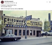 1975 Minneapolis, MN Friedman’s Department Store FB