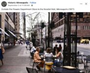 1977 Minneapolis, MN Nicollet Mall FB