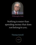 Thomas Sowell Nothing is easier FB