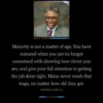 Thomas Sowell maturity FB