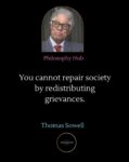 Thomas Sowell redistributing grievances FB