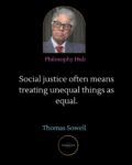Thomas Sowell social justice FB
