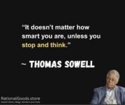 Thomas Sowell stop and think FB