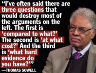 Thomas Sowell three questions FB