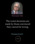Thomas Sowell worst decisions FB