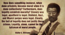 Walter Williams something immoral FB